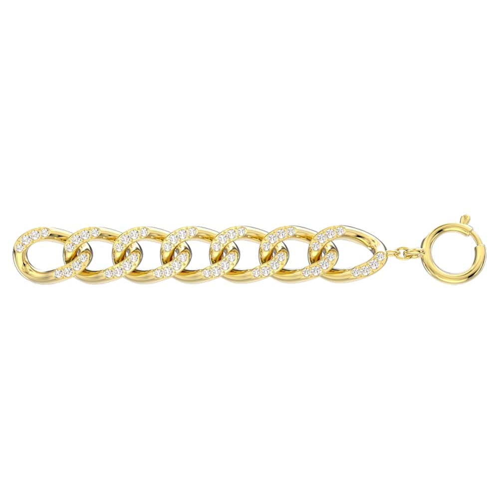 Dextera extender, White, 18K gold finish image 1