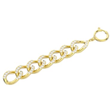 Dextera extender, White, 18K gold finish image 3