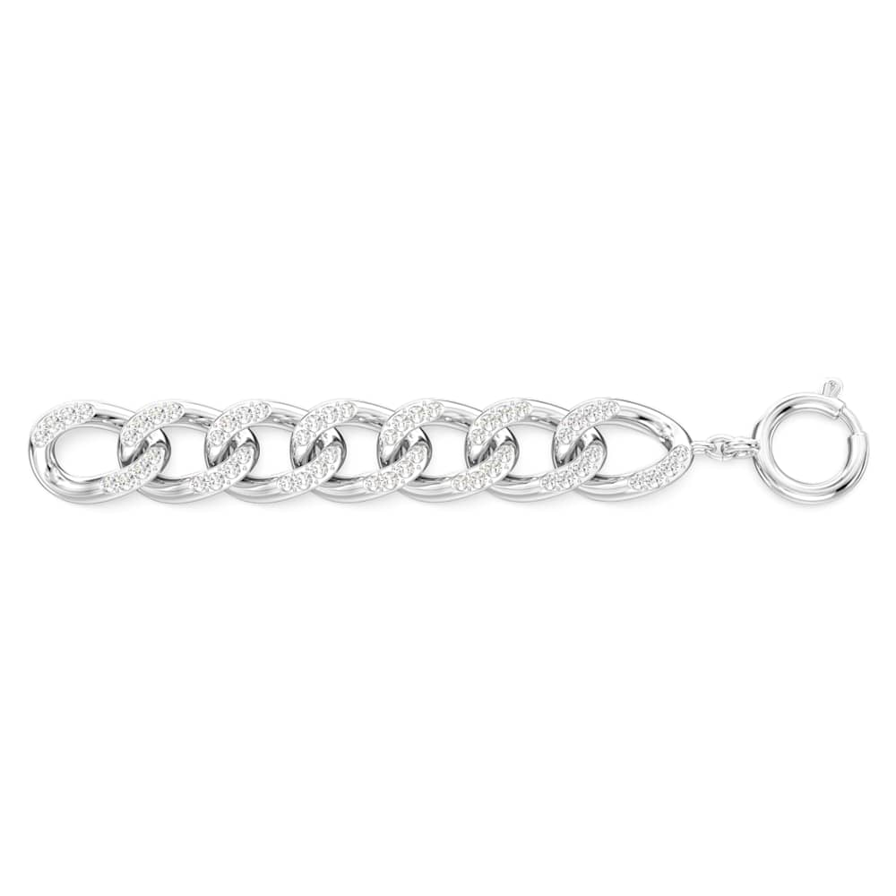 Dextera extender, White, Rhodium plated image 1