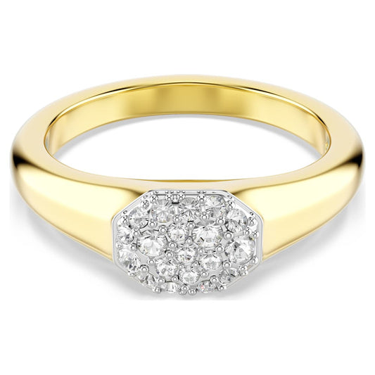 Dextera ring, Mixed cuts, White, 18K gold finish image 1