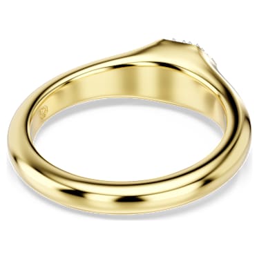 Dextera ring, Mixed cuts, White, 18K gold finish image 4