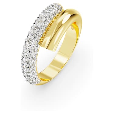 Dextera ring, White, 18K gold finish image 2