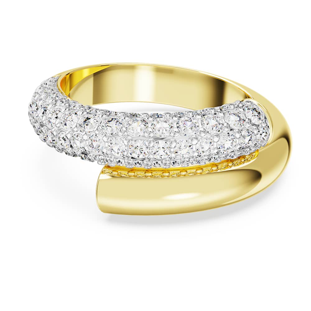 Dextera ring, White, 18K gold finish image 1