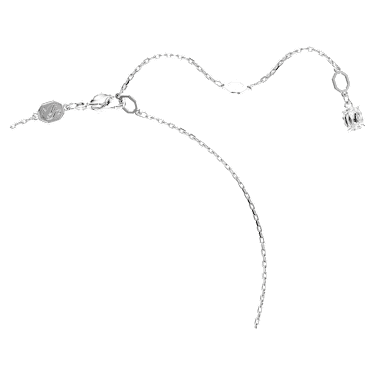 Dragon & Phoenix pendant, Dragon's claw, White, Rhodium plated image 3