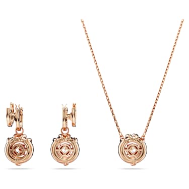 Dragon & Phoenix set, Dragon's claw, White, 18K rose gold finish image 4