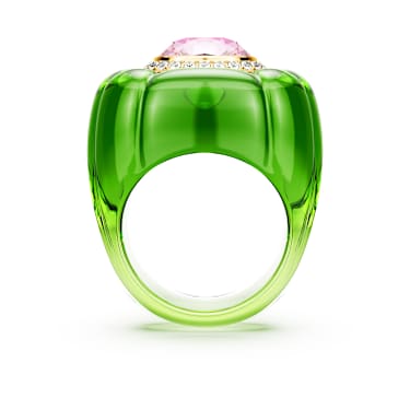 Dulcis cocktail ring, Cushion cut, Pave, Multicolored image 3