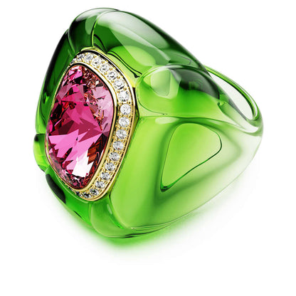 Dulcis cocktail ring, Cushion cut, Pave, Multicolored image 1