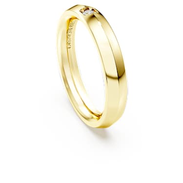Eternity band ring, Lab-grown diamonds 0.05 ct tw, Round shape, 14K yellow gold image 3