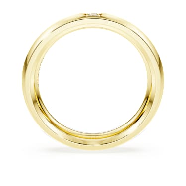 Eternity band ring, Lab-grown diamonds 0.05 ct tw, Round shape, 14K yellow gold image 4