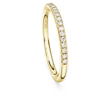 Eternity band ring, Lab-grown diamonds 0.2 ct tw, Round shape, 14K yellow gold image 3