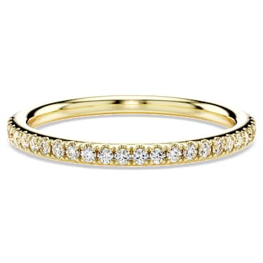 Eternity band ring, Lab-grown diamonds 0.2 ct tw, Round shape, 14K yellow gold image 6