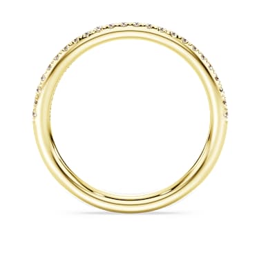 Eternity band ring, Lab-grown diamonds 0.2 ct tw, Round shape, 14K yellow gold image 4