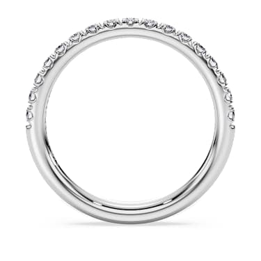Eternity band ring, Lab-grown diamonds 0.4 ct tw, Round shape, 14K white gold image 4