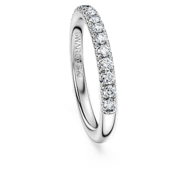 Eternity band ring, Lab-grown diamonds 0.4 ct tw, Round shape, 14K white gold image 3