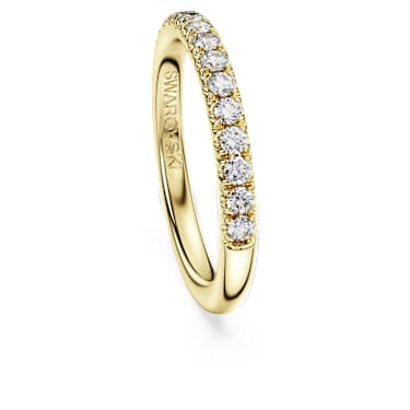 Eternity band ring, Lab-grown diamonds 0.4 ct tw, Round shape, 14K yellow gold image 3