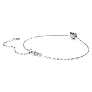 Eternity bracelet, Lab-grown diamonds 0.5 ct tw, Heart shape, Sterling silver image 4