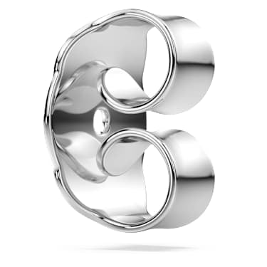 Eternity earring back, 14K white gold image 4