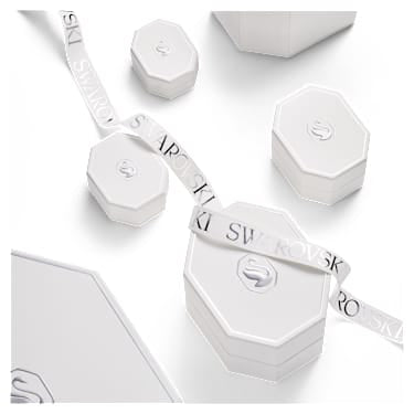 Eternity halo solitaire ring, Lab-grown diamonds 0.8 ct tw, Round shape, 14K white gold image 5