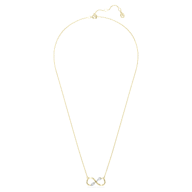 Eternity pendant, Lab-grown diamonds 0.35 ct tw, Mixed shapes, 14K yellow gold image 2