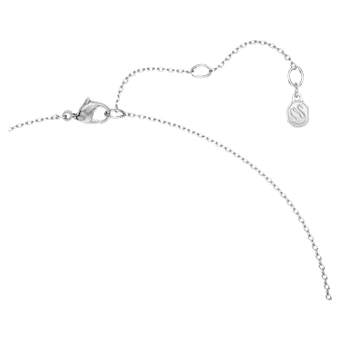 Eternity pendant, Lab-grown diamonds 0.5 ct tw, Heart shape, Sterling silver image 3