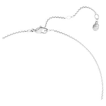 Eternity pendant, Lab-grown diamonds 0.5 ct tw, Round shape, Sterling silver image 3