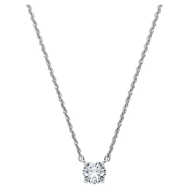 Eternity pendant, Lab-grown diamonds 0.5 ct tw, Round shape, Sterling silver image 6