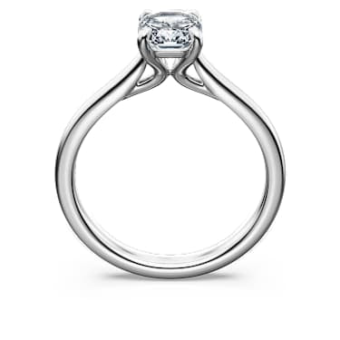 Eternity solitaire ring, Lab-grown diamonds 1.0 ct tw, Octagon shape, 14K white gold image 4