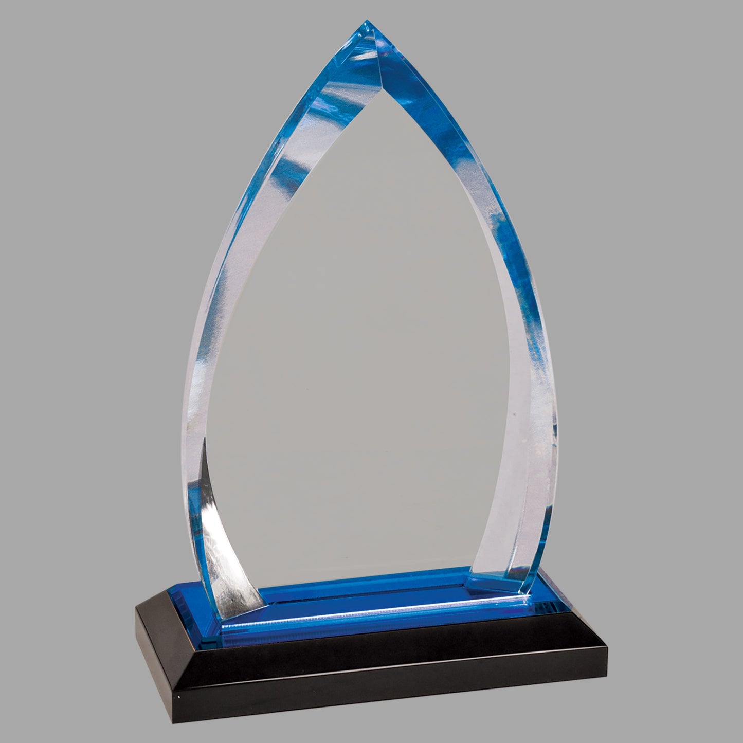 7.75" Oval Impress Acrylic Award – item IMP601BU image 2