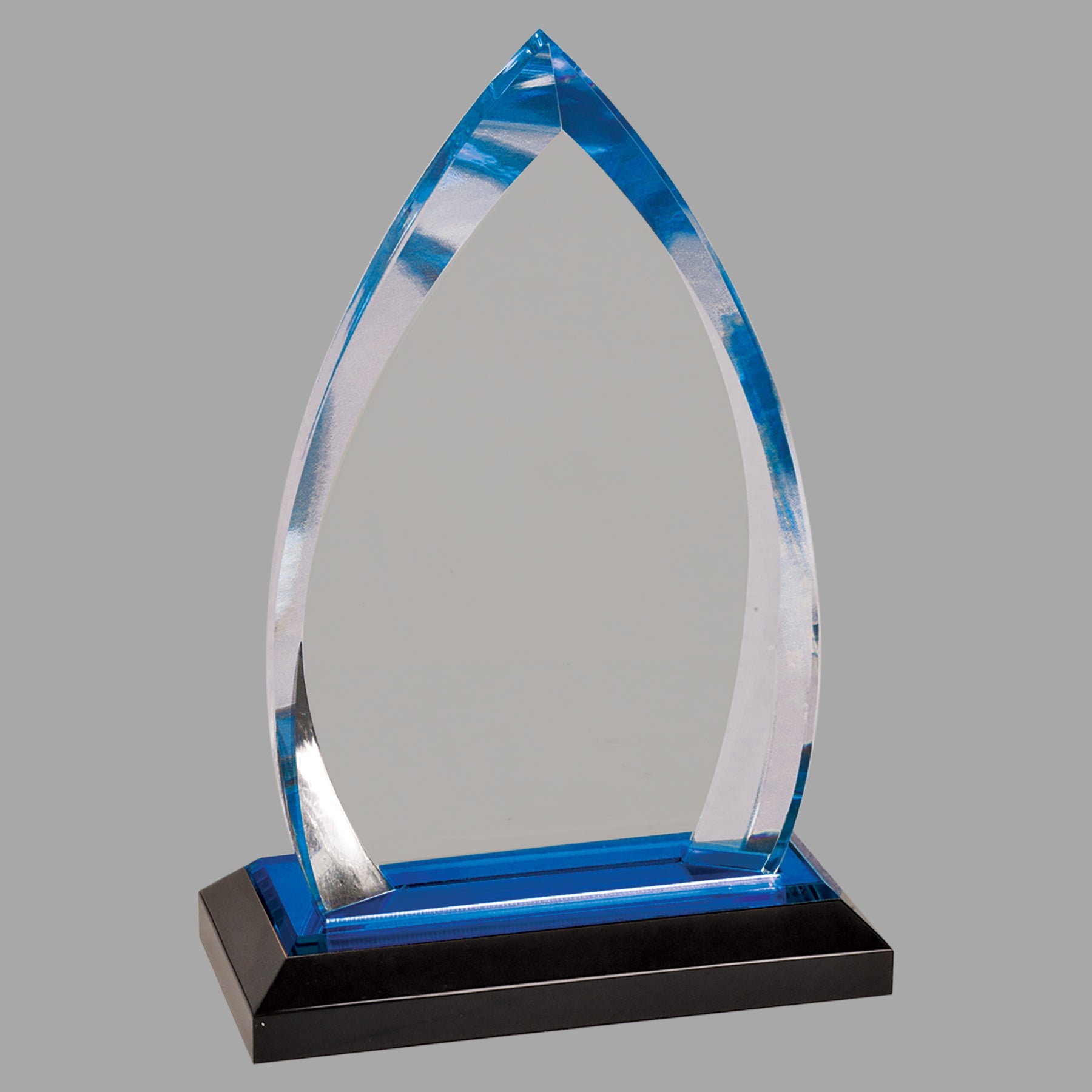 7.75" Oval Impress Acrylic Award – item IMP601BU image 2