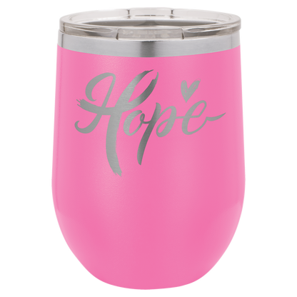 Polar Camel 12 oz Vacuum Insulated Stemless Wine Tumbler