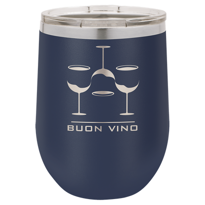 Polar Camel 12 oz Vacuum Insulated Stemless Wine Tumbler