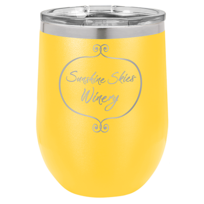 Polar Camel 12 oz Vacuum Insulated Stemless Wine Tumbler